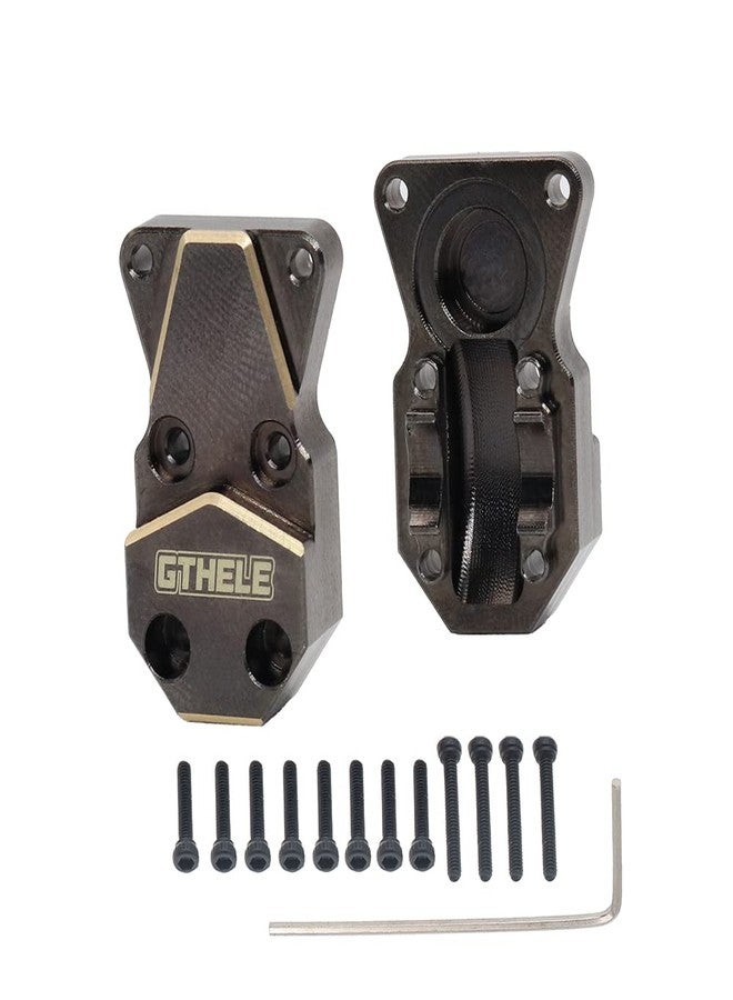GTHELE Brass Diff Cover Front&Rear Bridge Axle Cover for 1/24 Axial SCX24 AXI90081 AXI00001 AXI00002 AXI00005 AXI00006 RC Crawler Car - Image 1